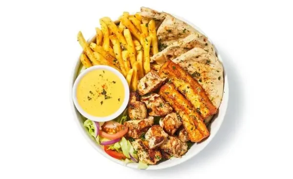 Chicken Souvlaki Plate